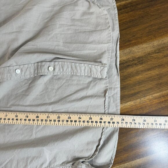 Alex Mill Long Sleeve Button Down Mill Shirt Medium Khaki - Picture 5 of 5
